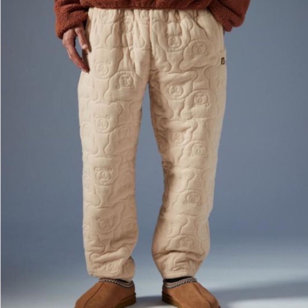 ISO DO NOT BUY!  ISO Teddy fresh quilted bear sweatpants in a size M or L